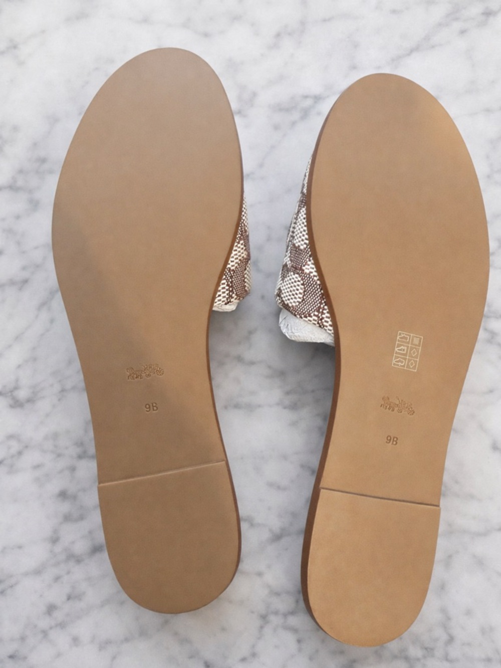 Coach Signature Holly Brown Slide Sandals - Picture 4 of 5